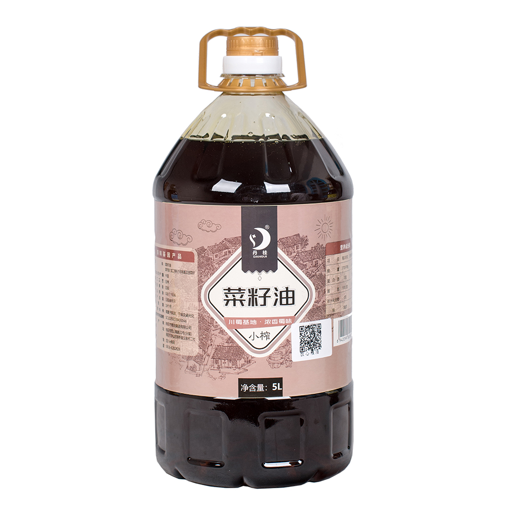 丹桂小榨菜籽油5L